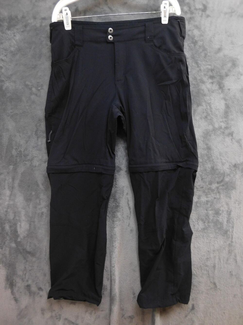 Columbia Pants Womens L Black Ankle Tapered Lined Stretch Hiking Softshell
